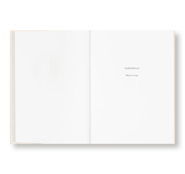 THRESHOLD by Mårten Lange – twelvebooks
