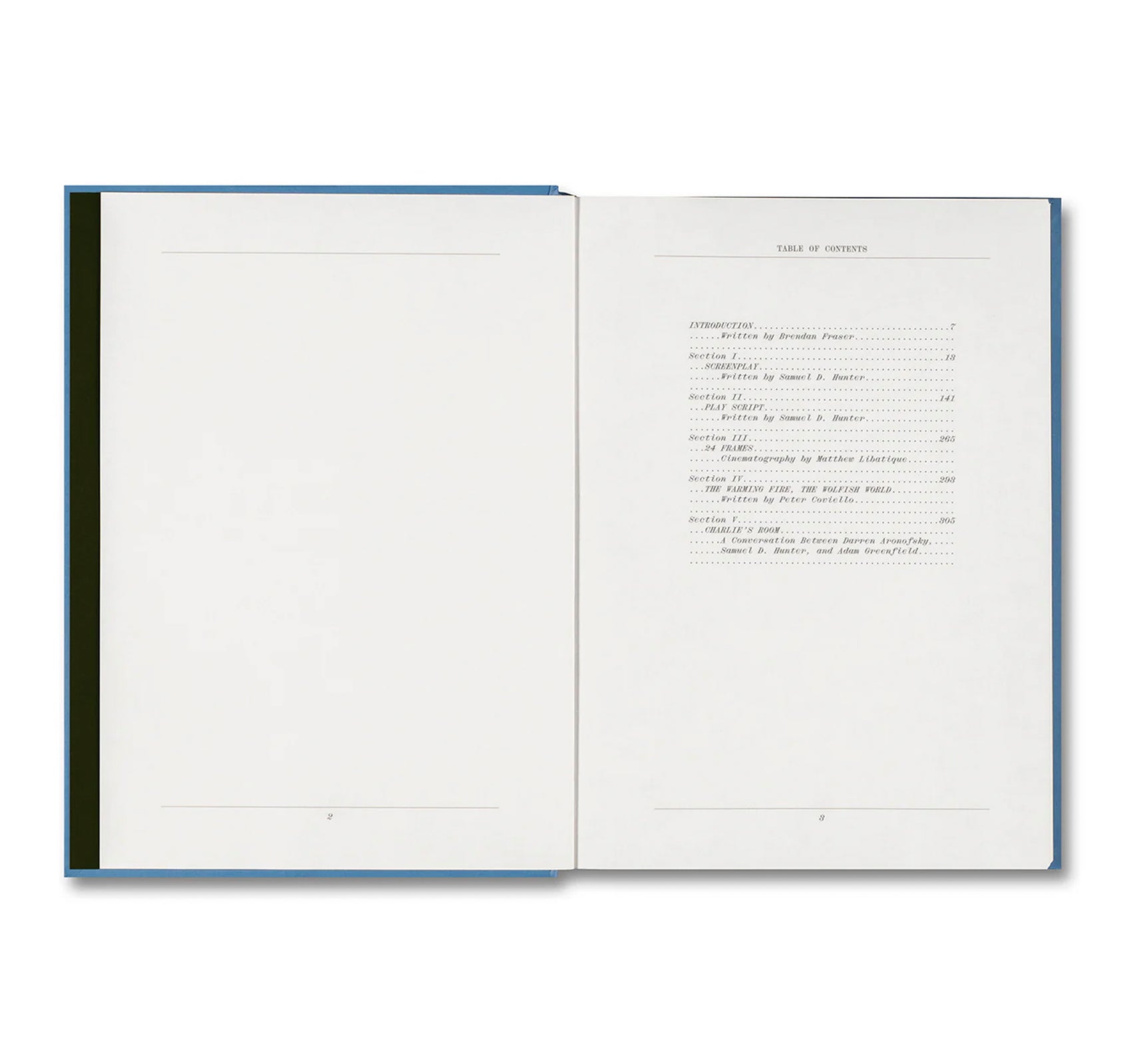 THE WHALE SCREENPLAY BOOK by Darren Aronofsky