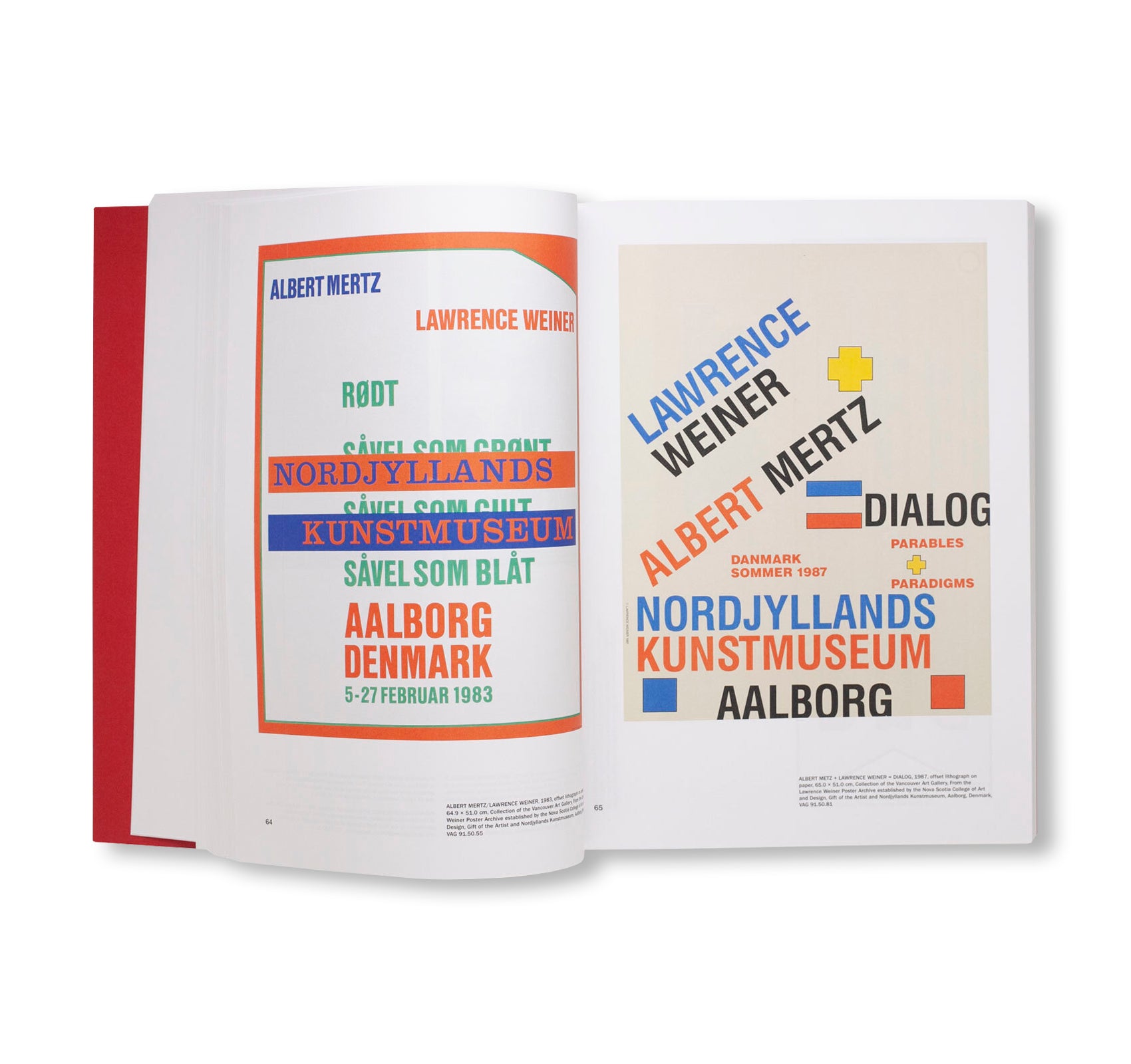 OF & ABOUT POSTERS: THE LAWRENCE WEINER POSTER ARCHIVE (1965-2021) by Lawrence Weiner
