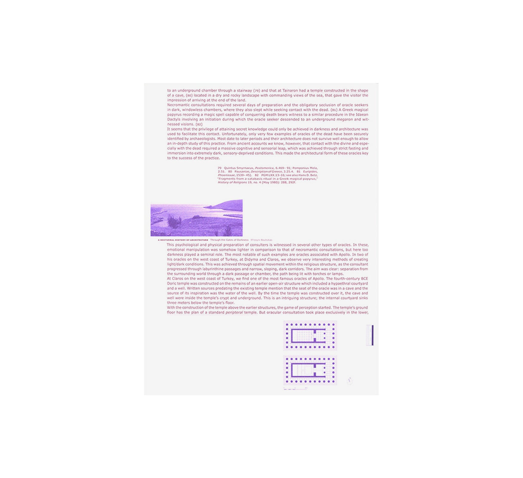 A NOCTURNAL HISTORY OF ARCHITECTURE - COLUMN ISSUE 2 by Javier Fernández Contreras, Roberto Zancan and Vera Sacchetti