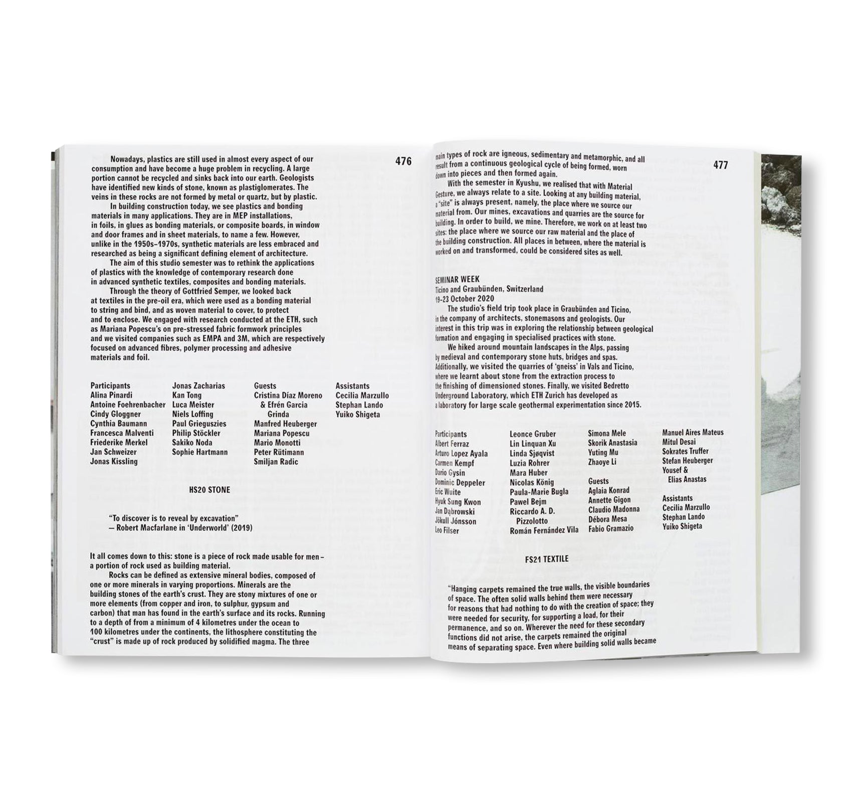 MATERIAL GESTURE - STUDIO ANNE HOLTROP 2019–2024 ETH ZURICH by Anne Holtrop