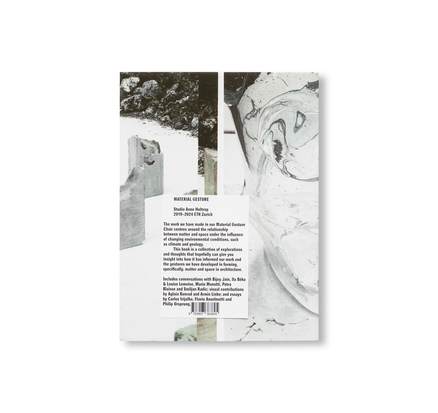MATERIAL GESTURE - STUDIO ANNE HOLTROP 2019–2024 ETH ZURICH by Anne Holtrop