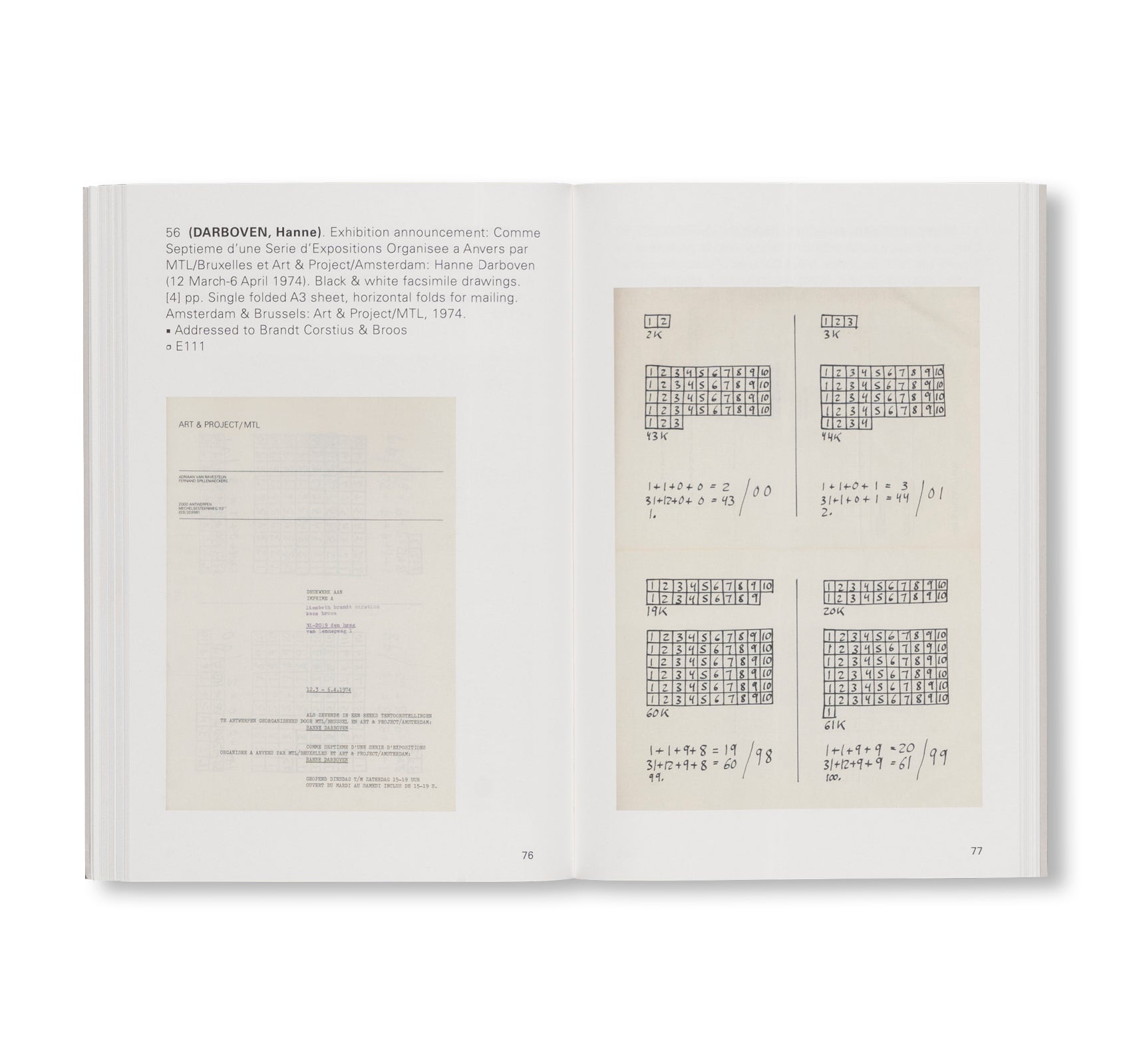 ART & PROJECT - EVERYTHING BUT THE BULLETINS 1968-1978 - CATALOGUE 247 by Art & Project