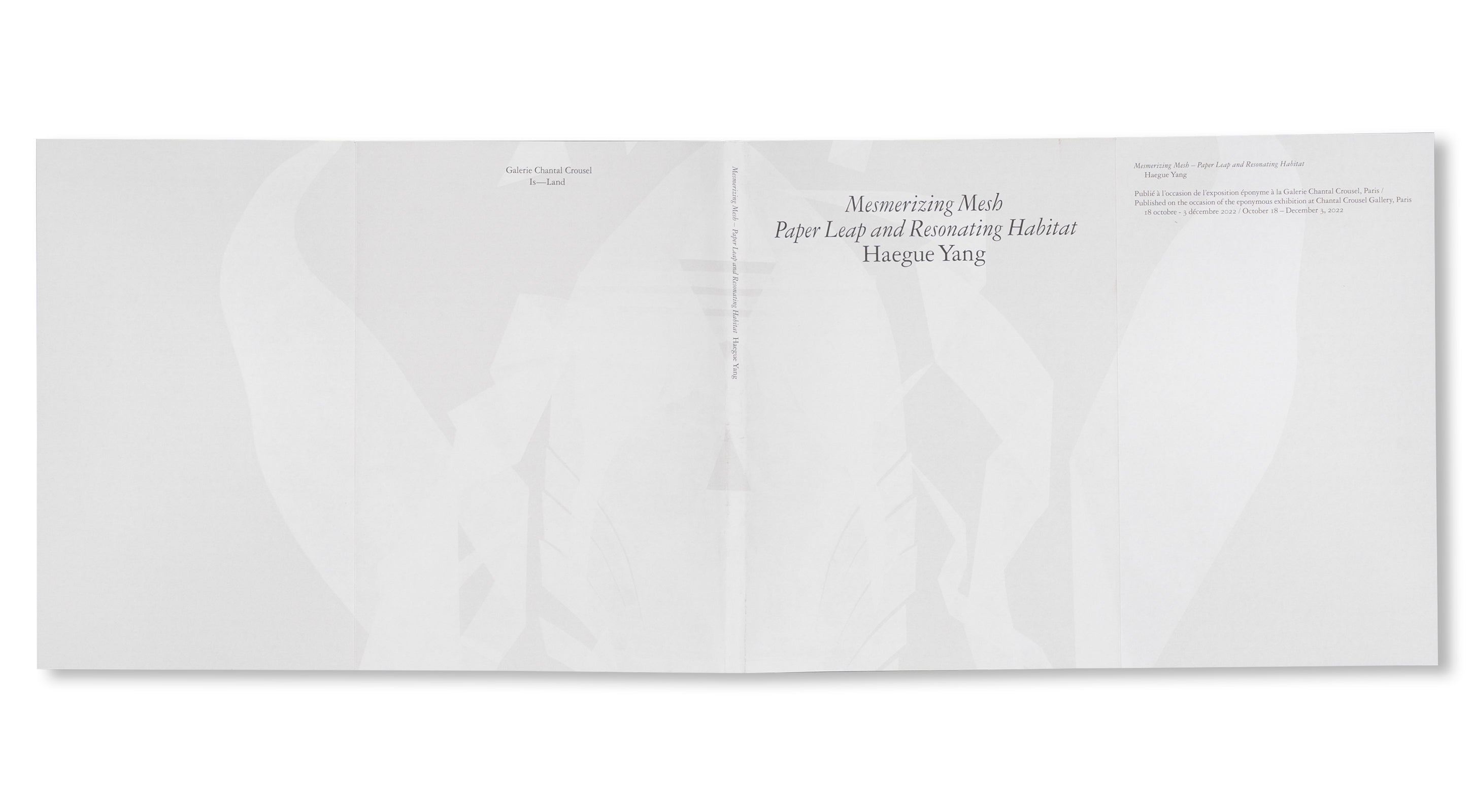 MESMERIZING MESH – PAPER LEAP AND RESONATING HABITAT by Haegue Yang