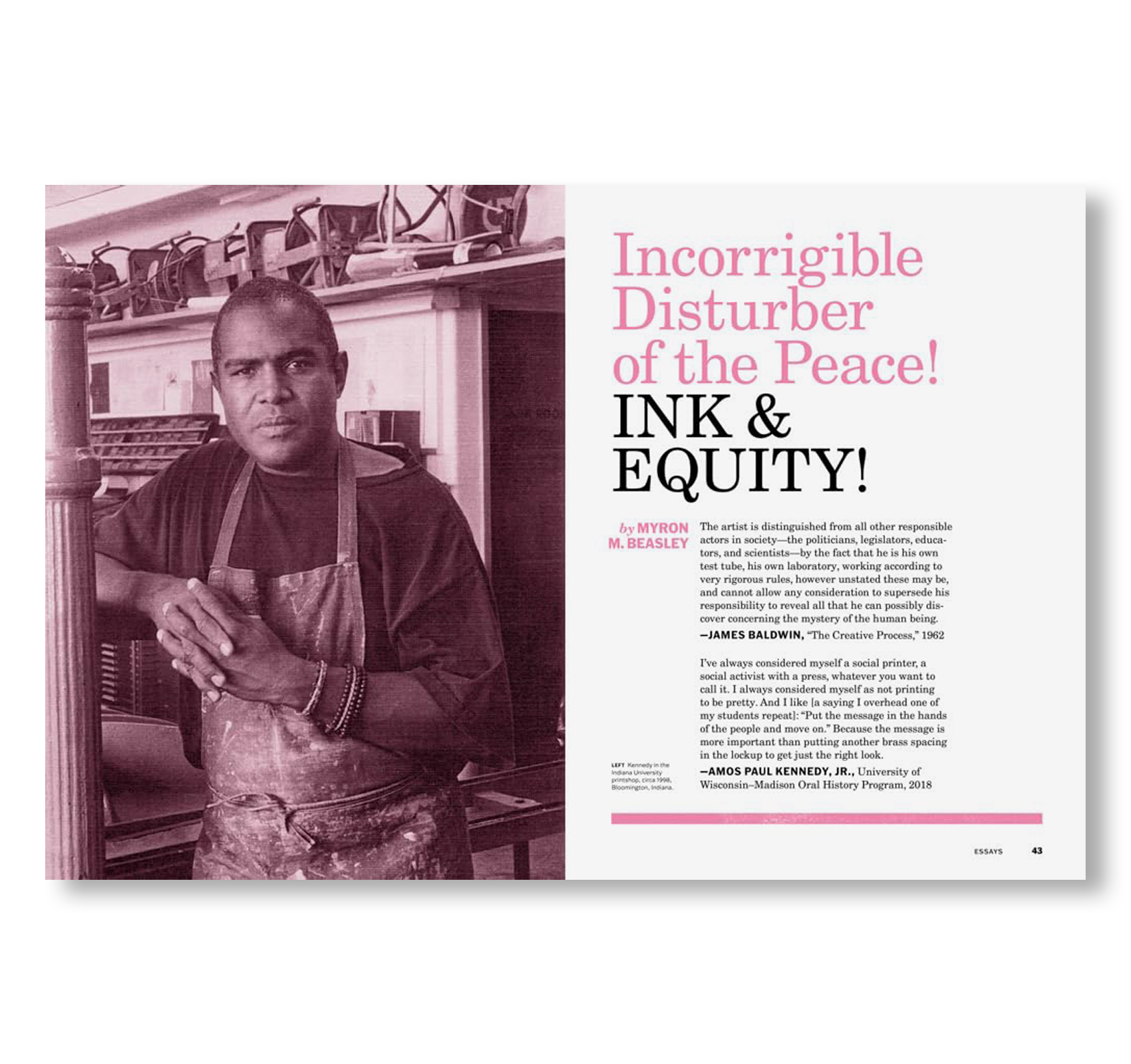 CITIZEN PRINTER by Amos Paul Kennedy, Jr.