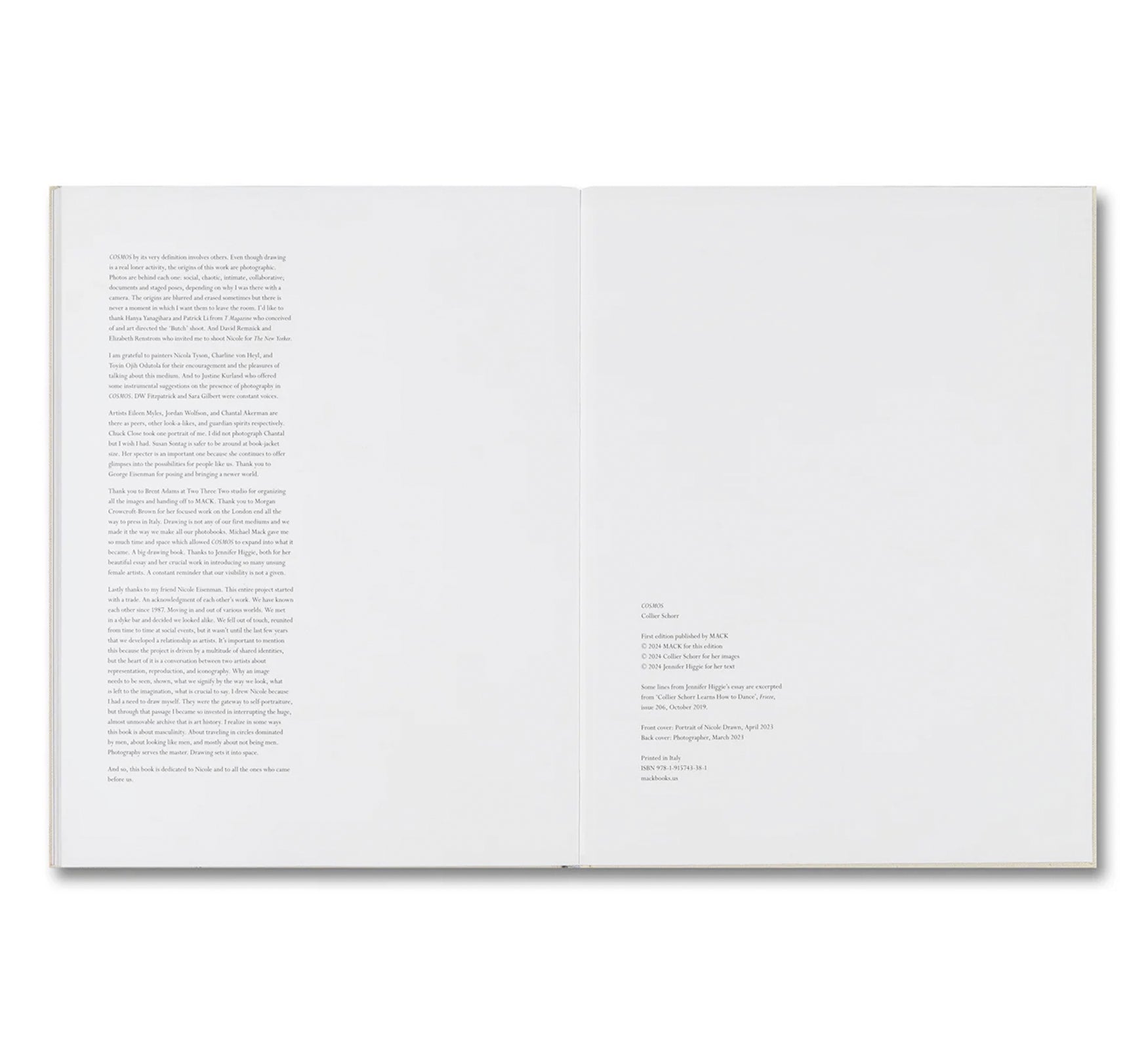 COSMOS by Collier Schorr