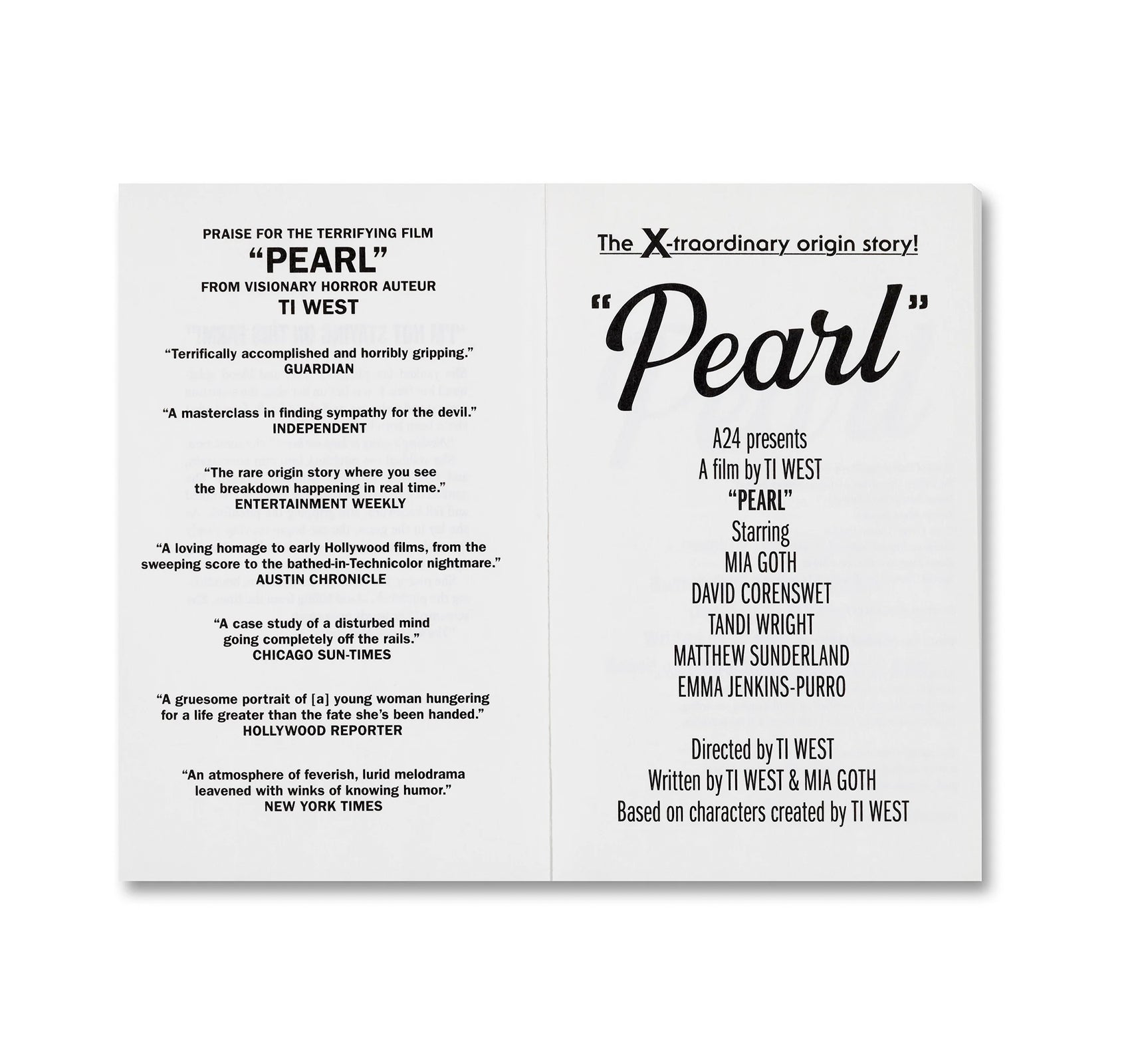 PEARL: THE NOVEL by Tim Waggoner