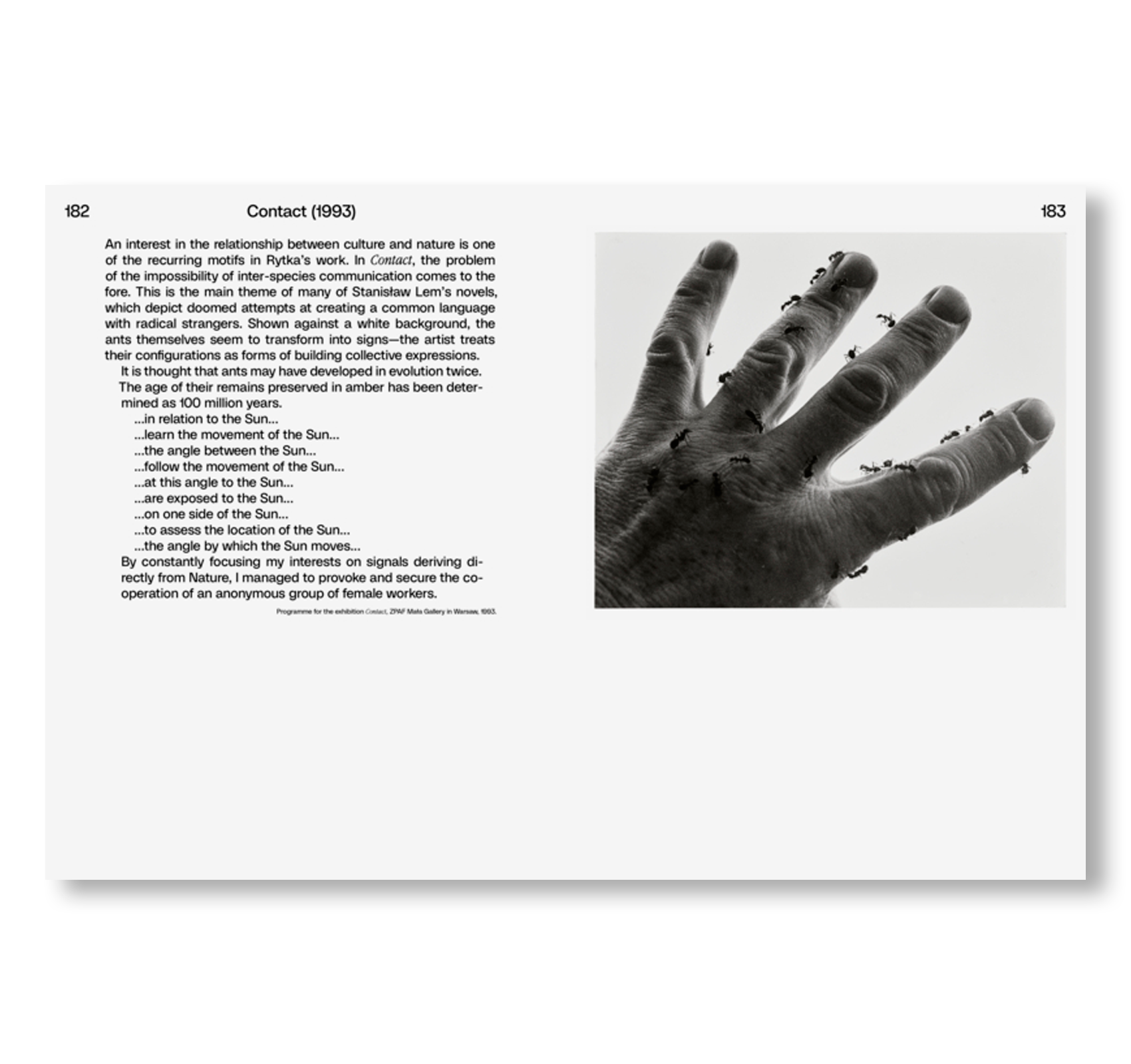 STONES, ANTS, AND TELEVISION - PHOTOGRAPHIC WORKS 1971–2010 by Zygmunt Rytka