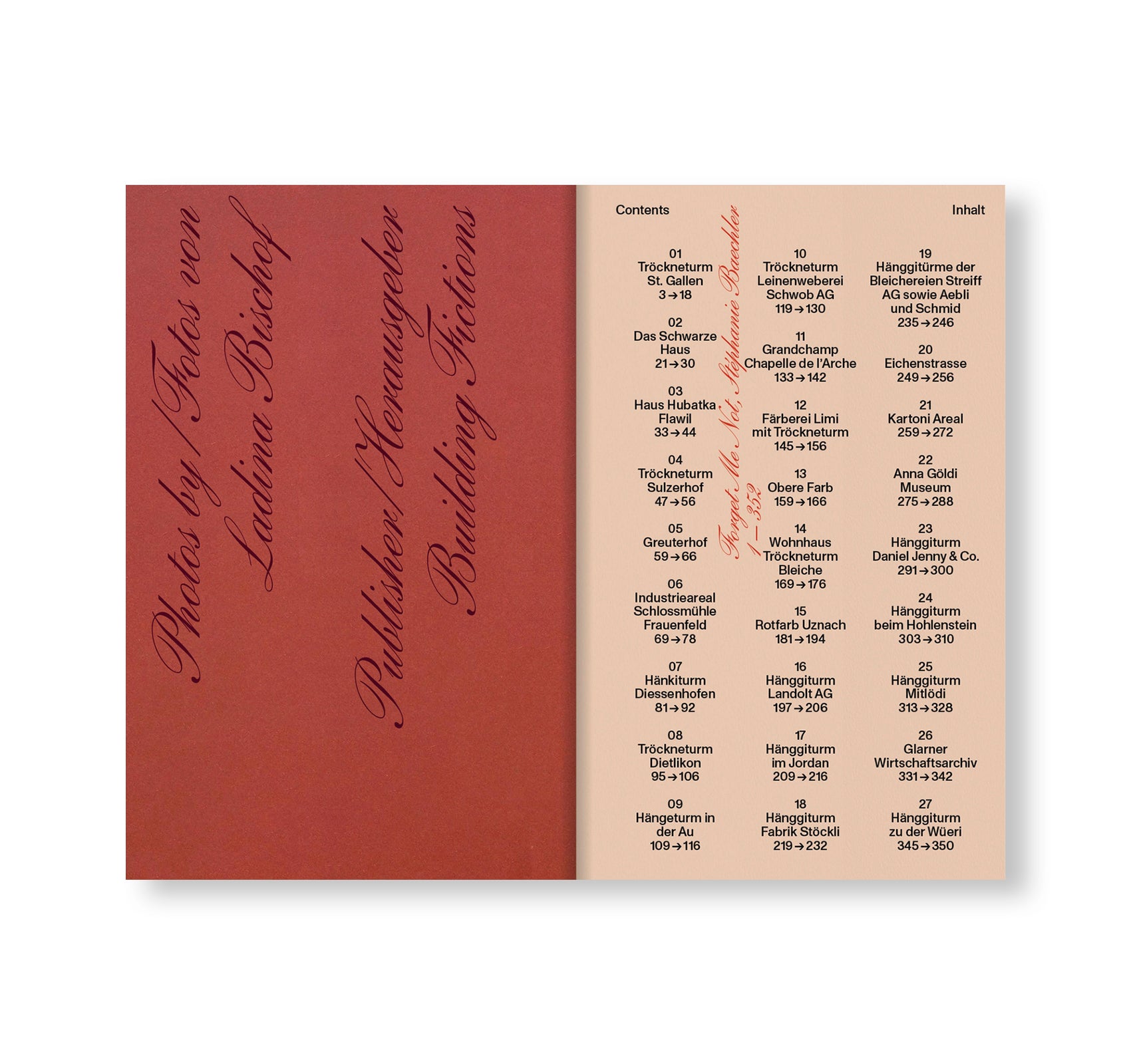 FORGET ME NOT by Stéphanie Baechler