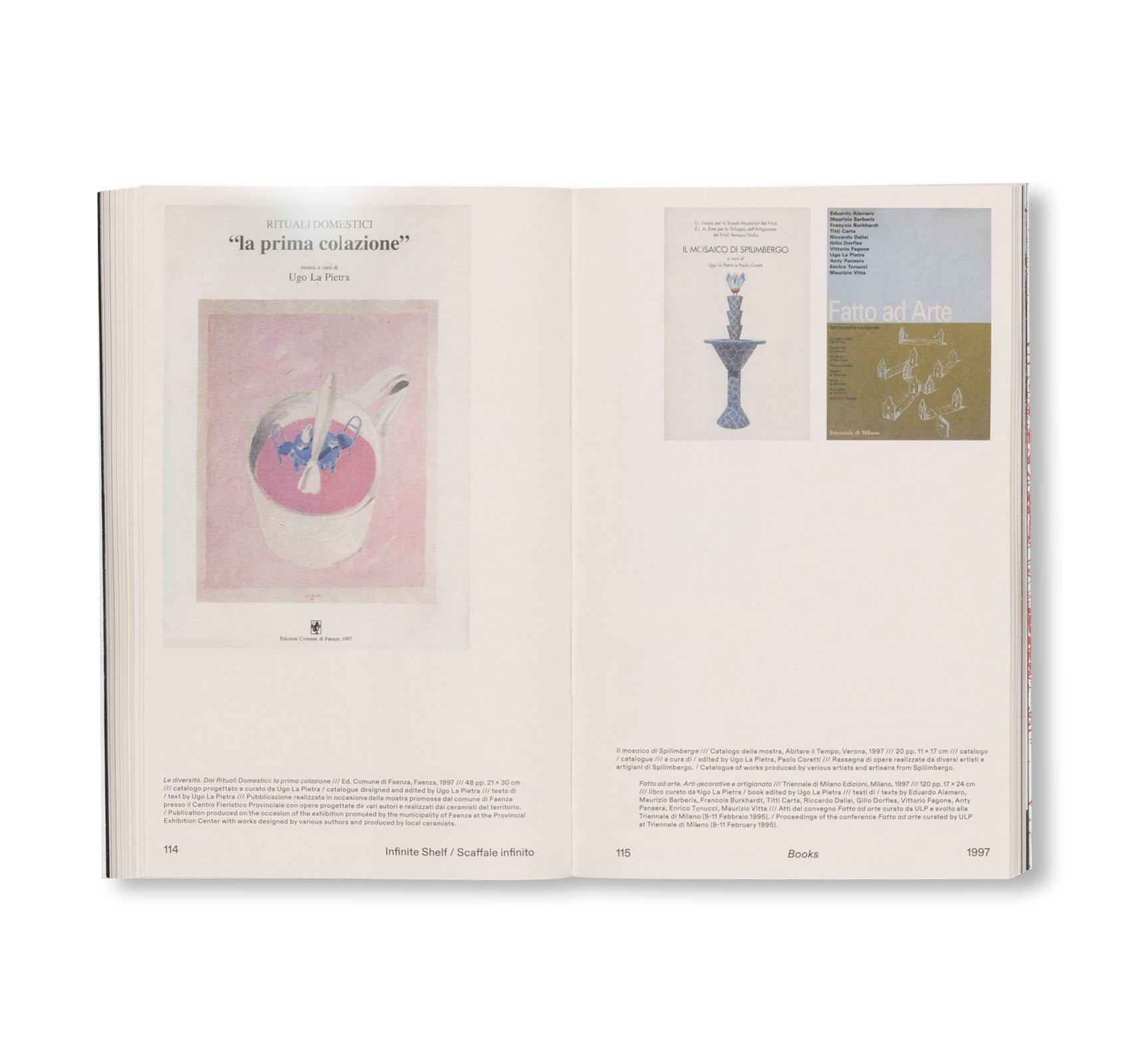 INFINITE SHELF by Ugo La Pietra