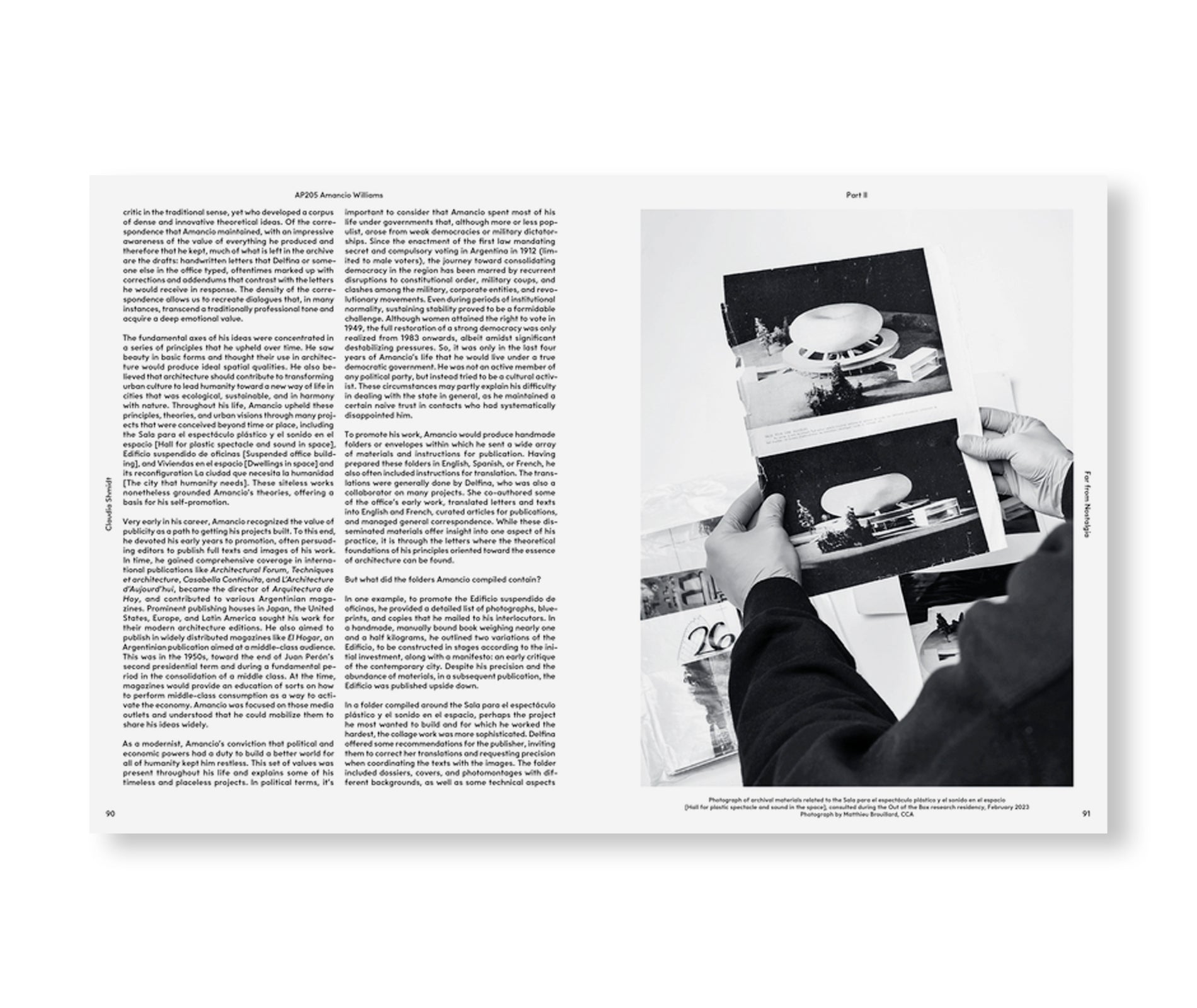 AP205 AMANCIO WILLIAMS: READINGS OF THE ARCHIVE by Amancio Williams