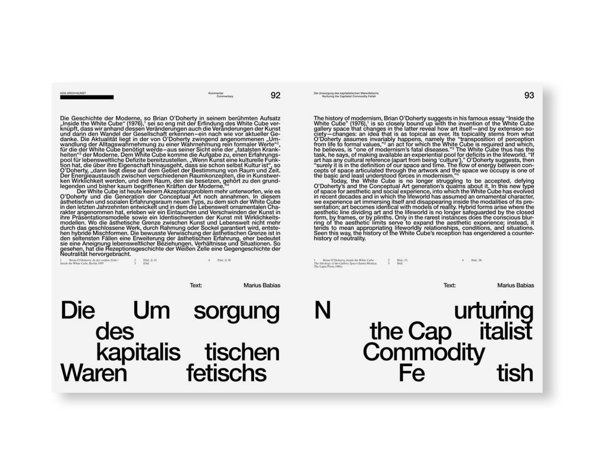 ARCH+ 255: ARCH+KUNST KARIN SANDER