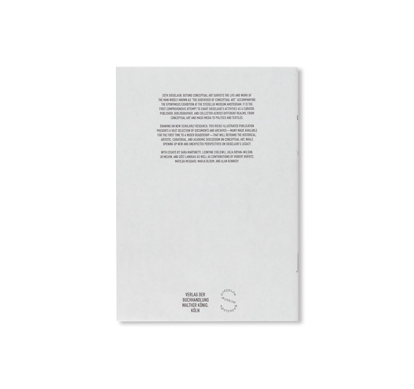 BEYOND CONCEPTUAL ART by Seth Siegelaub