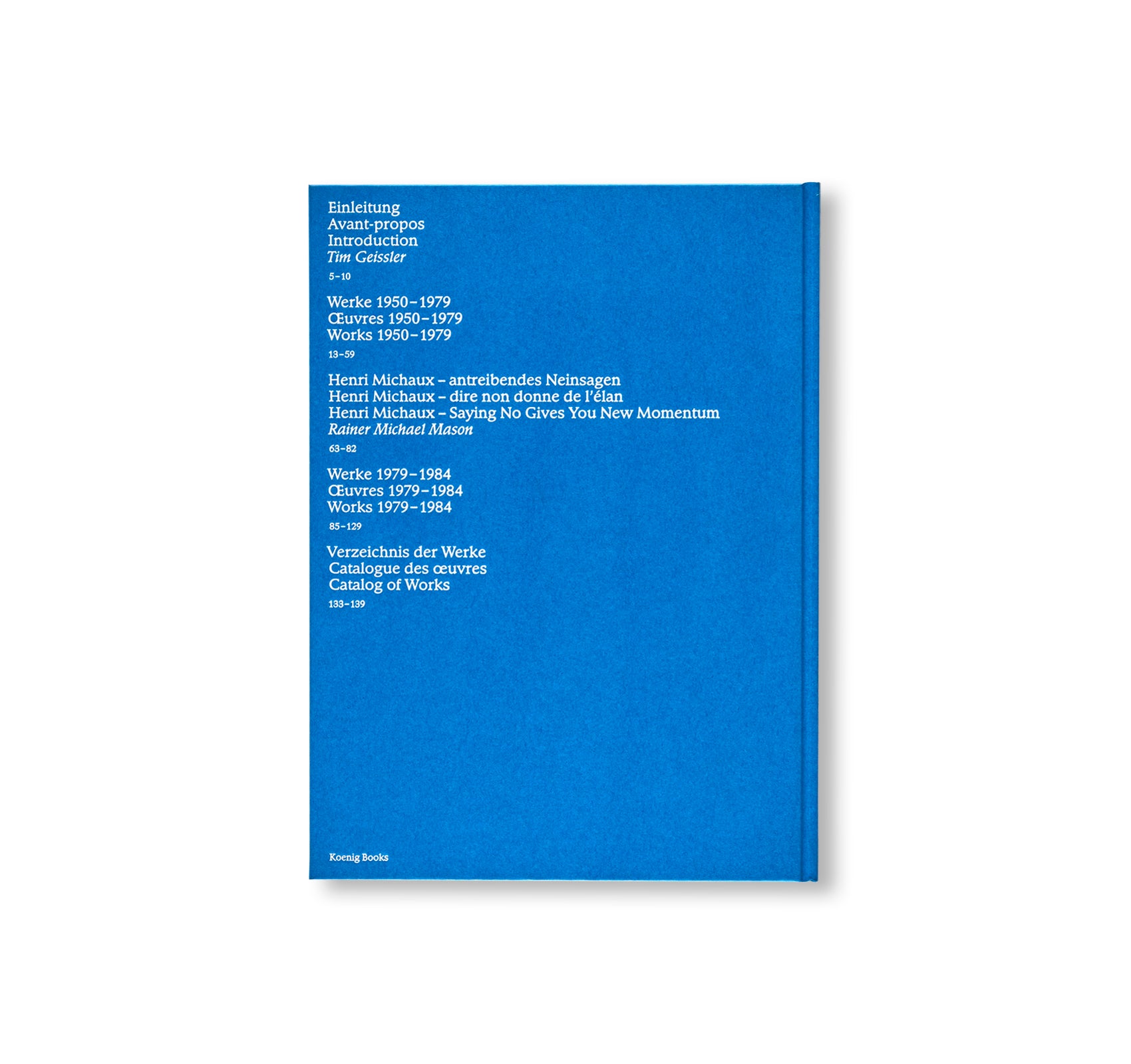 SAYING NO by Henri Michaux