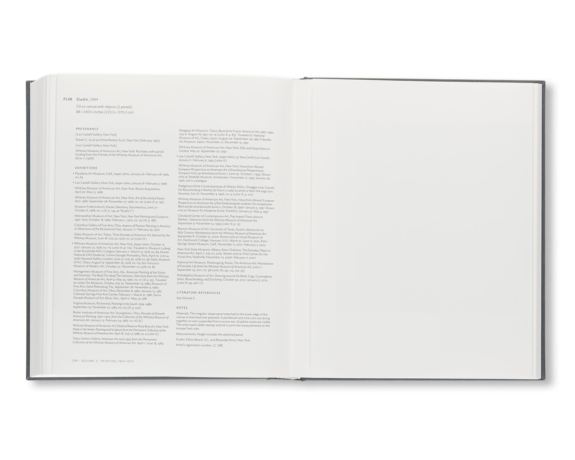 JASPER JOHNS: CATALOGUE RAISONNÉ OF PAINTING AND SCULPTURE by Roberta Bernstein
