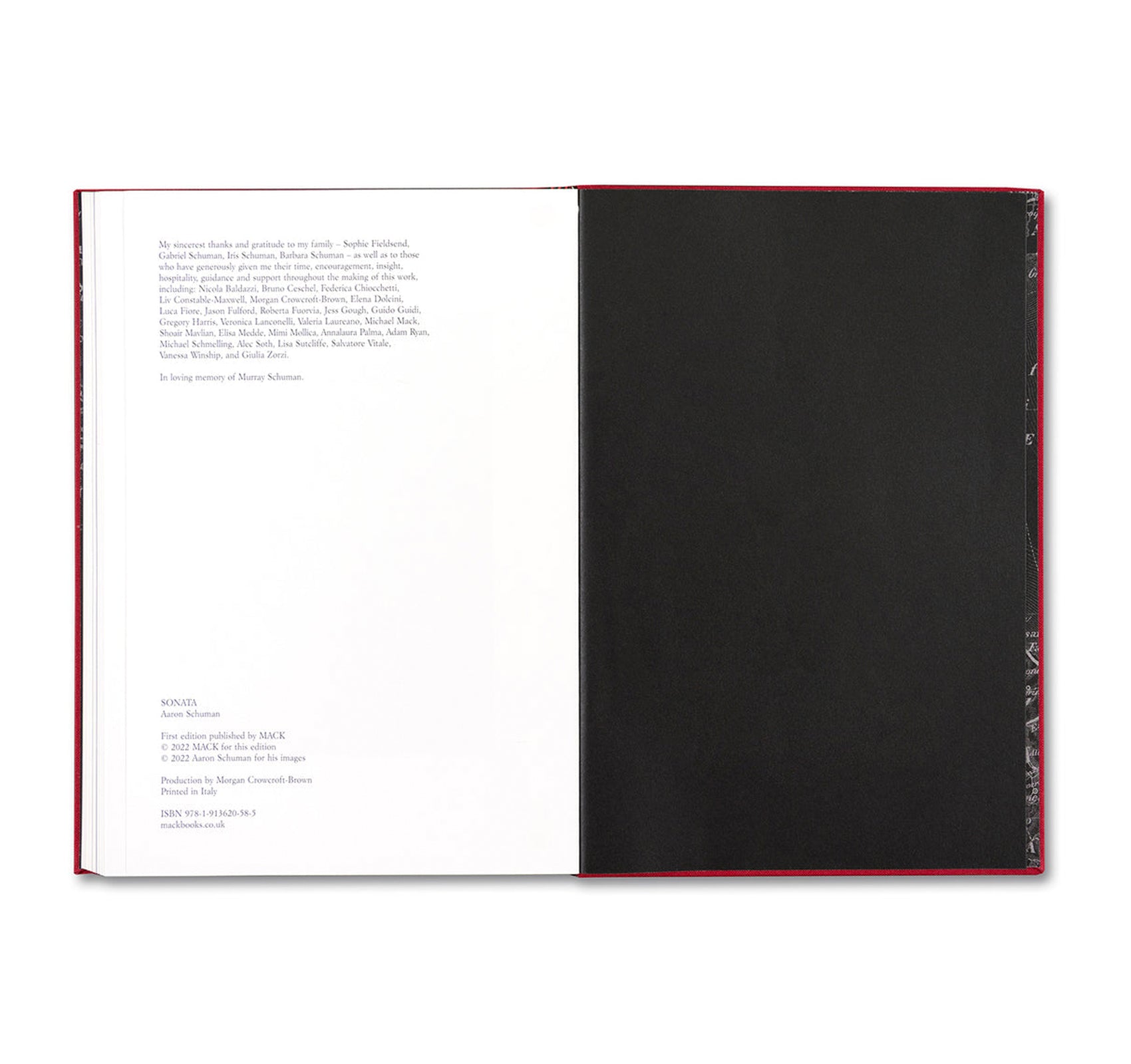 SONATA by Aaron Schuman