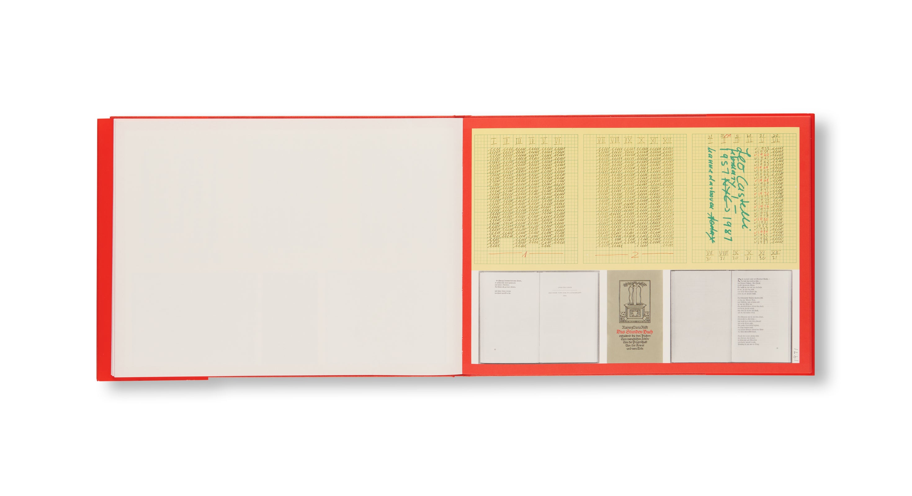 RAINER MARIA RILKE. DAS STUNDENBUCH by Hanne Darboven