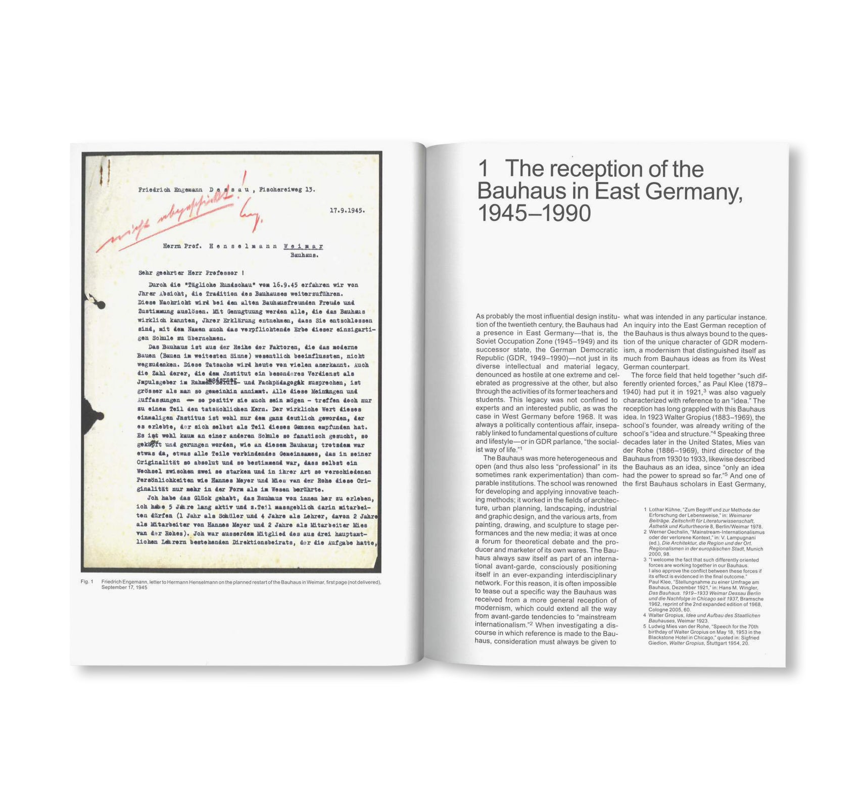 THE PROGRESSIVE HERITAGE OF THE BAUHAUS - ON THE ORIGINS OF AN EAST GERMAN BAUHAUS COLLECTION / Edition Bauhaus 54 by Stiftung Bauhaus Dessau