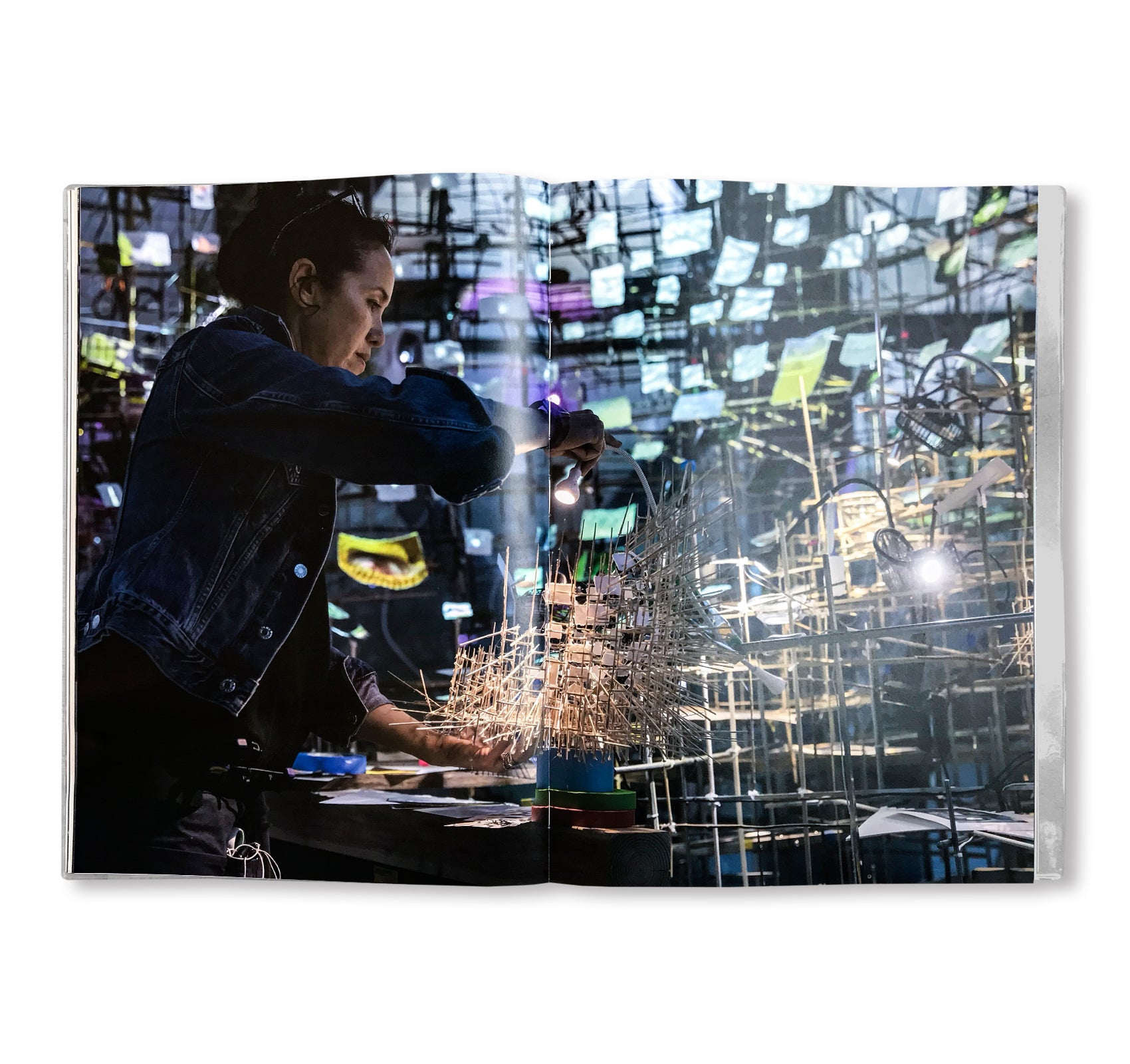 NIGHT INTO DAY by Sarah Sze