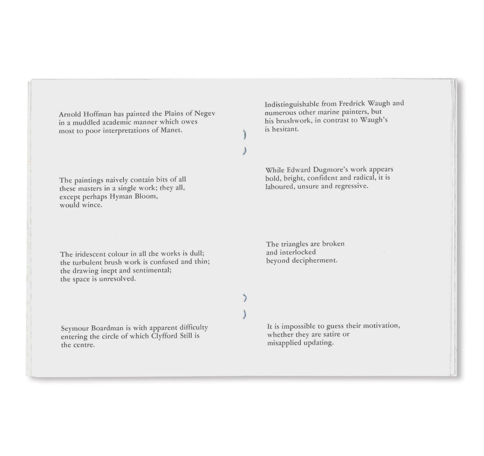 DONALD JUDD REVIEW INSULTS 1959-1975 by Michael Crowe