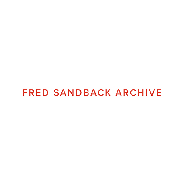 FRED SANDBACK ARCHIVE