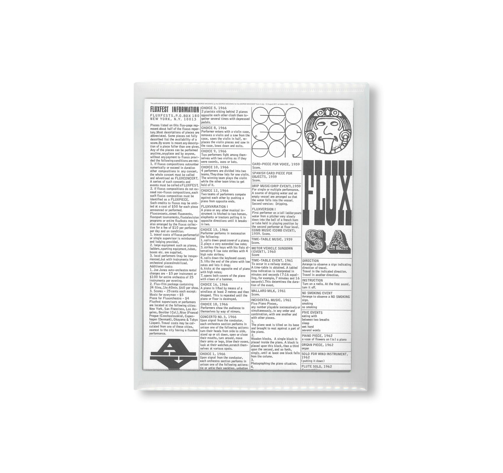 FLUXUS FEST SALE +FEST KIT 2 by George Maciunas [FACSIMILE EDITION]