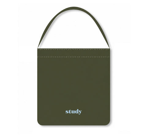 STUDY TOTE BAG (ARMY GREEN)