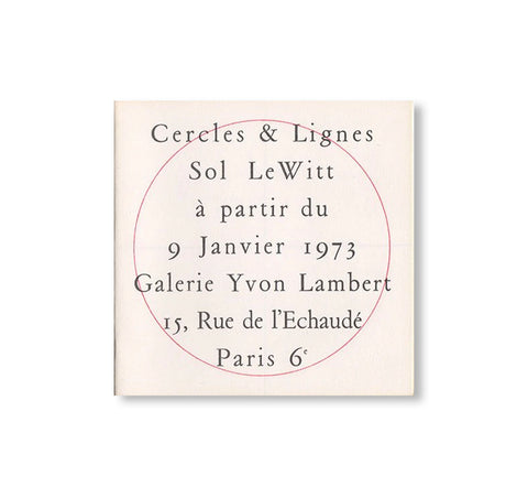 CERCLES & LIGNES (1973) by Sol LeWitt