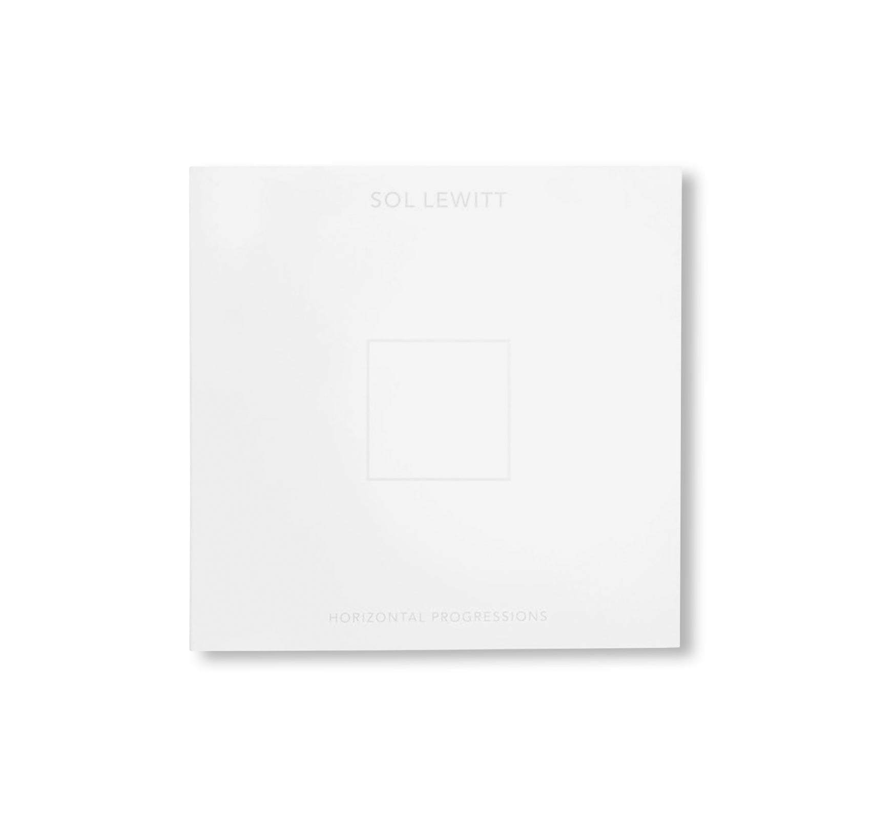 HORIZONTAL PROGRESSIONS by Sol LeWitt