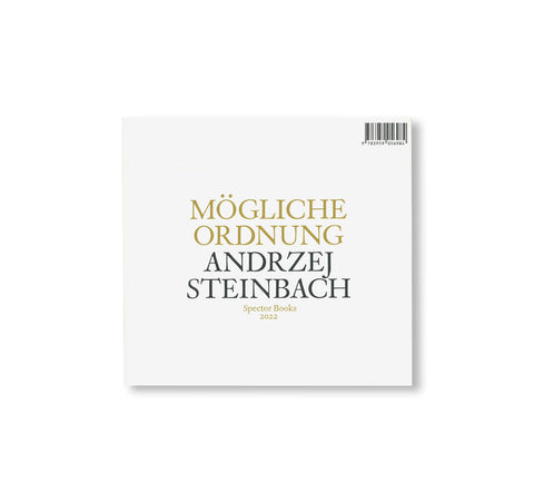 MÖGLICHE ORDNUNG by Andrzej Steinbach