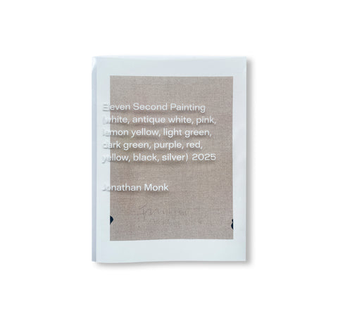 ELEVEN SECOND PAINTING (WHITE, ANTIQUE WHITE, PINK, LEMON YELLOW, LIGHT GREEN, DARK GREEN, PURPLE, RED, YELLOW, BLACK, SILVER) 2025 by Jonathan Monk [COVER B / SIGNED]