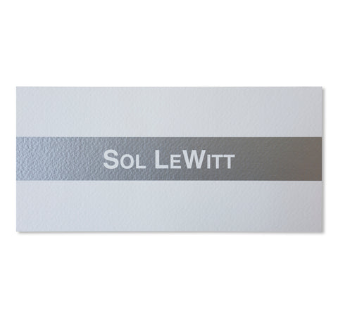 SOL LEWITT: NEW WALL DRAWINGS AND GOUACHES - INVITATION (2005) by Sol LeWitt
