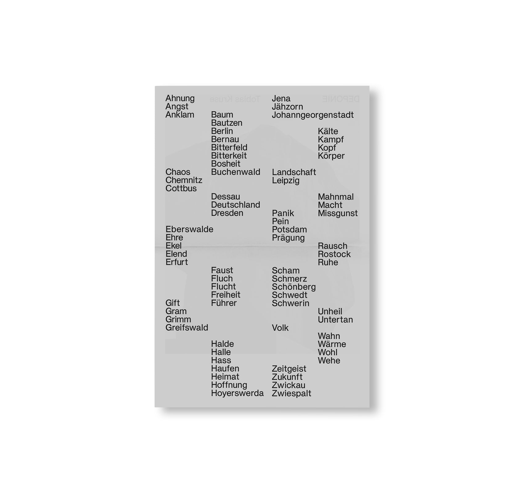 DEPONIE by Tobias Kruse [SIGNED / NUMBERED]