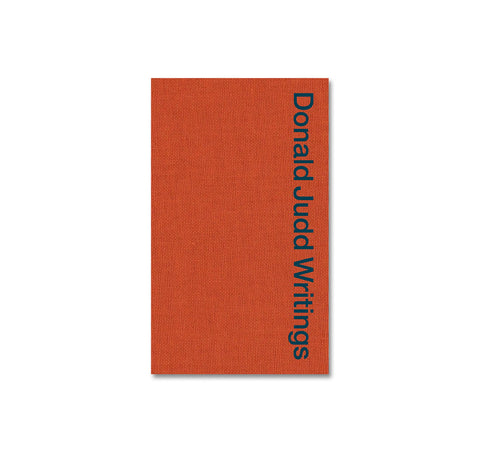 DONALD JUDD WRITINGS by Donald Judd
