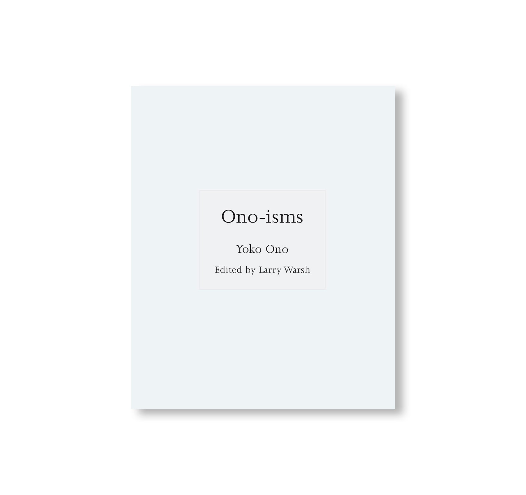 ONO-ISMS by Yoko Ono