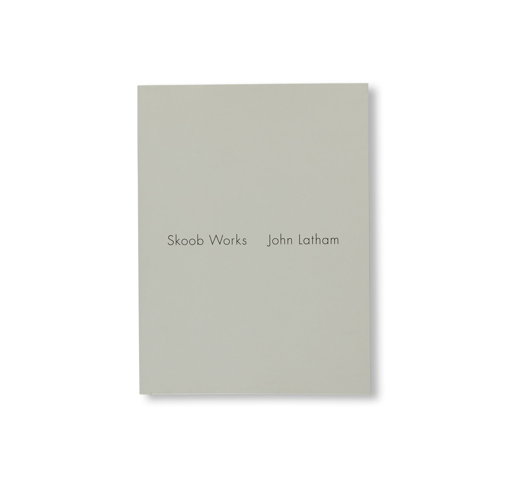 SKOOB WORKS by John Latham
