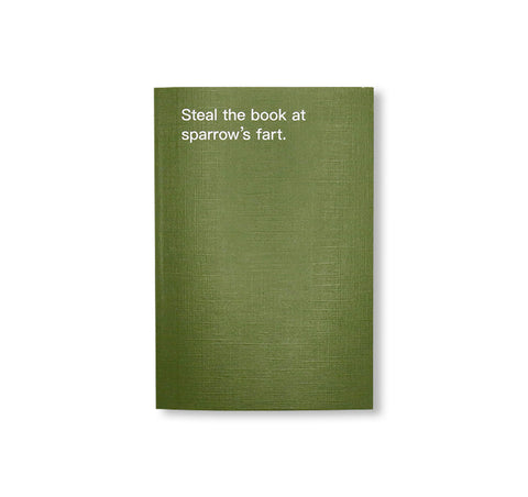 EIGHTY WAYS TO STEAL A BOOK by David Horvitz