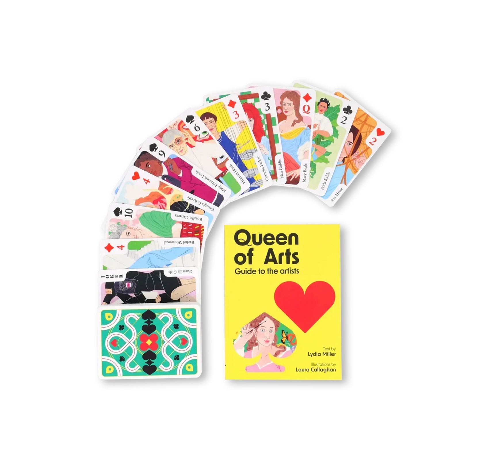 QUEEN OF ARTS: WOMEN ARTISTS BOOK AND PLAYING CARDS