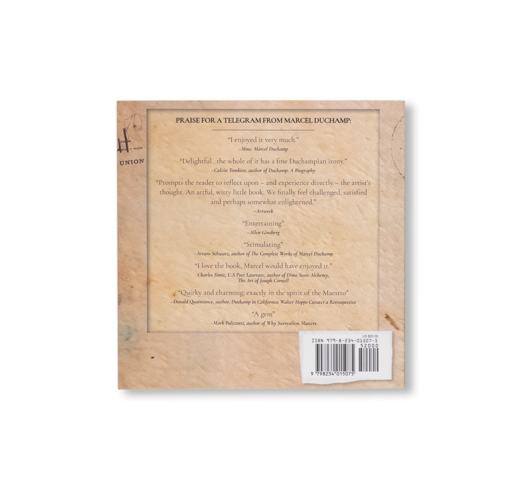 A TELEGRAM FROM MARCEL DUCHAMP by David Prowler [SECOND EDITION]