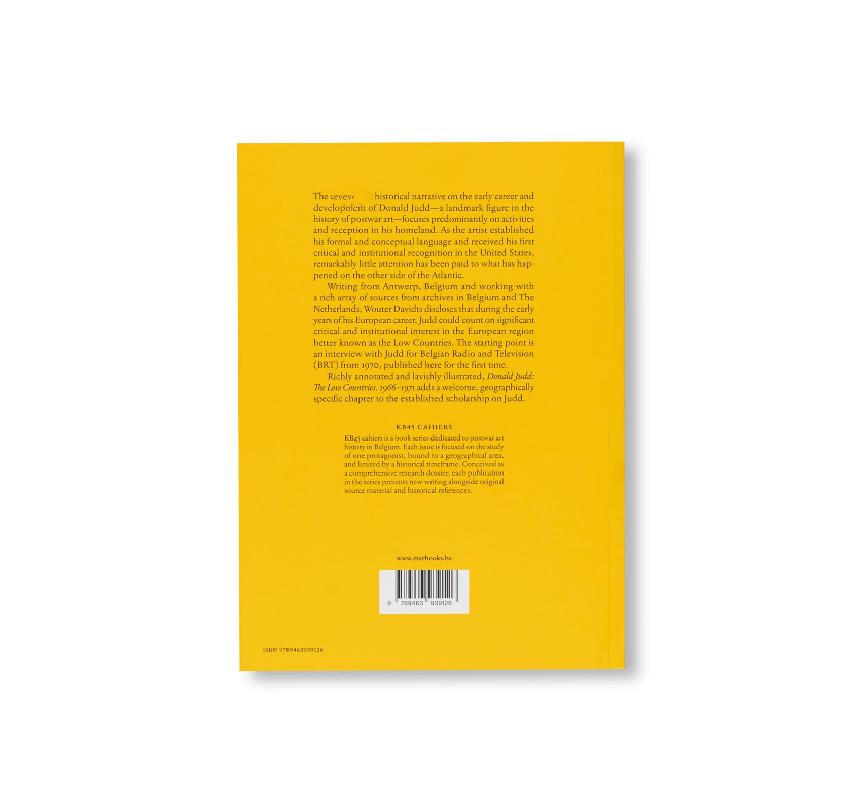 THE LOW COUNTRIES – 1966–1971 by Donald Judd