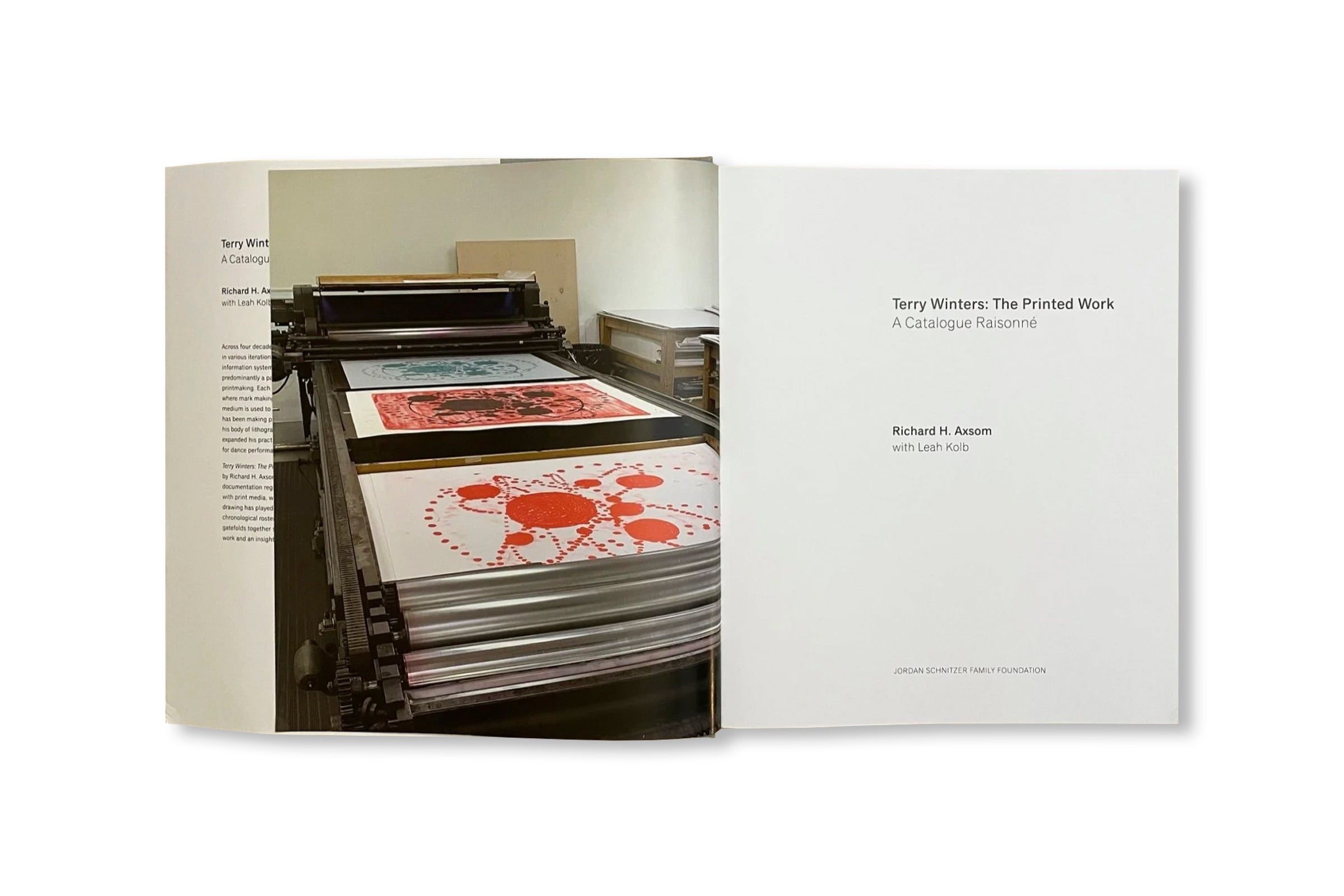 TERRY WINTERS: THE PRINTED WORK, A CATALOGUE RAISONNÉ by Terry Winters
