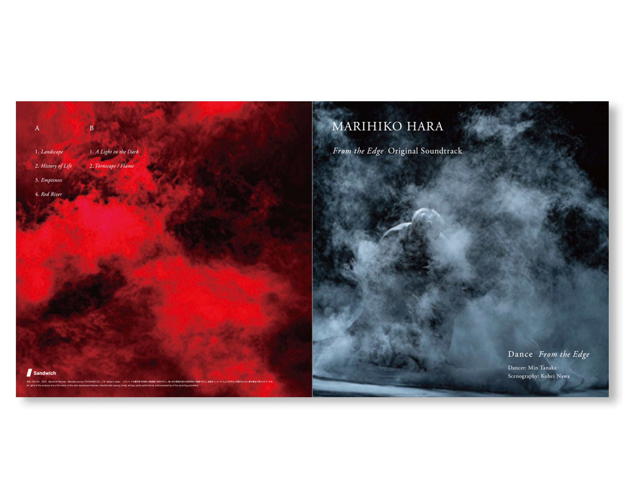 FROM THE EDGE 彼岸より ORIGINAL SOUNDTRACK by Marihiko Hara [LP]