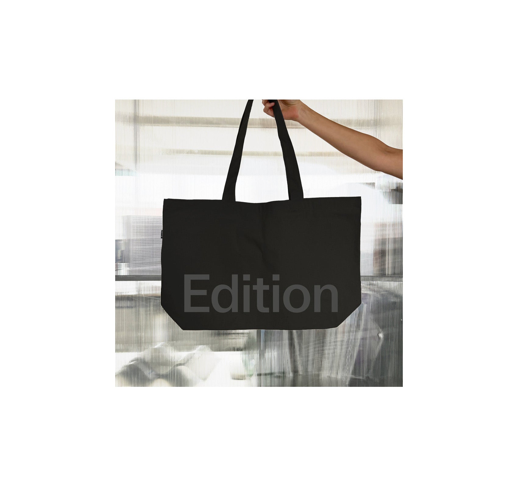 EDITION TAUBE SHOPPING BAG 2.0 (BLACK)
