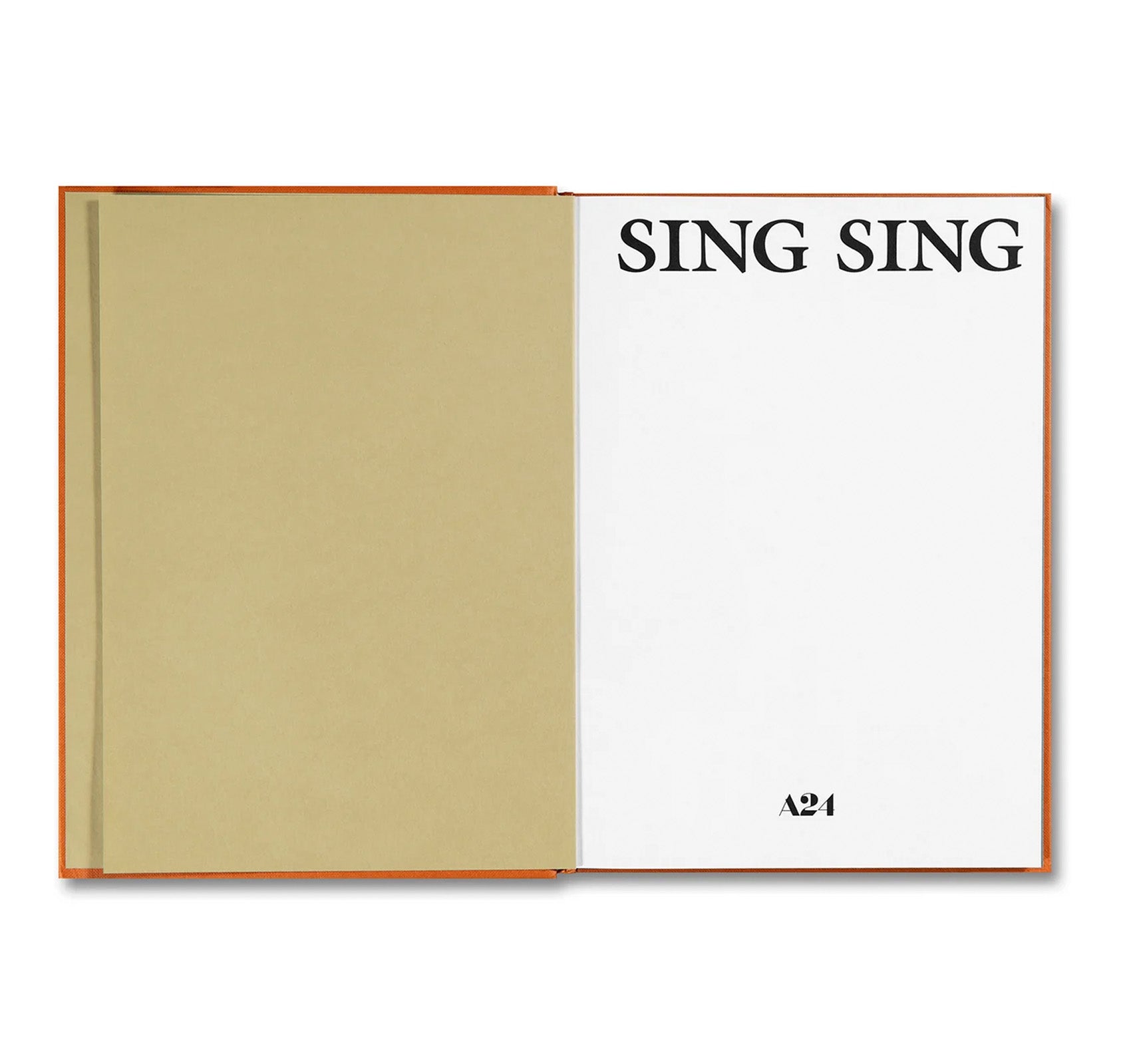 SING SING SCREENPLAY BOOK by Greg Kwedar