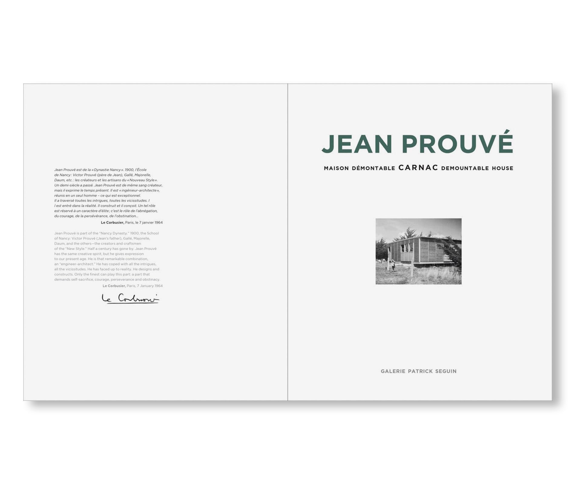 JEAN PROUVÉ CARNAC DEMOUNTABLE HOUSE, 1946 – VOL. 16 by Jean Prouvé