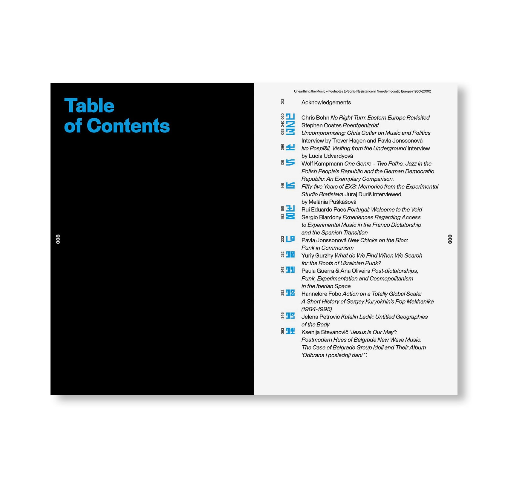 UNEARTHING THE MUSIC FOOTNOTES TO SONIC RESISTANCE IN NON-DEMOCRATIC EUROPE (1950-2000)