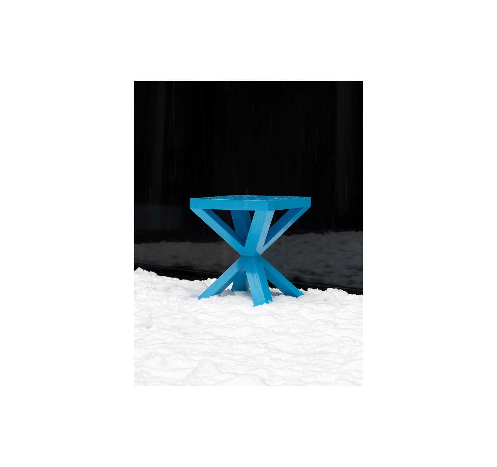 X-HOCKER by Herzog & de Meuron [TRAUMSCHIFF KRETA EDITION / KRETA BLUE]