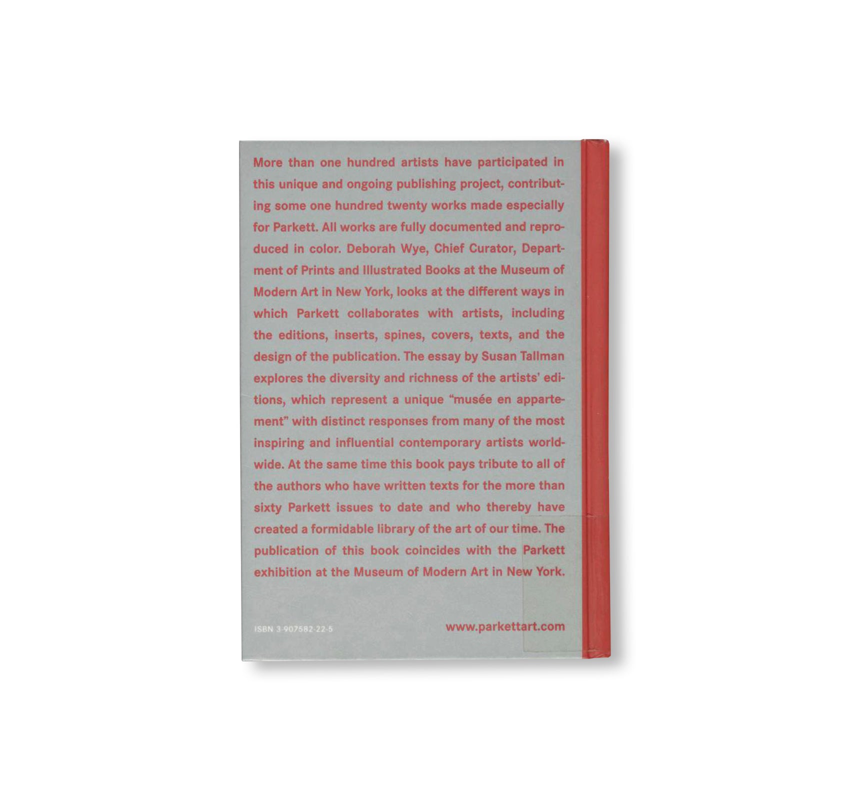 PARKETT COLLABORATIONS & EDITIONS SINCE 1984