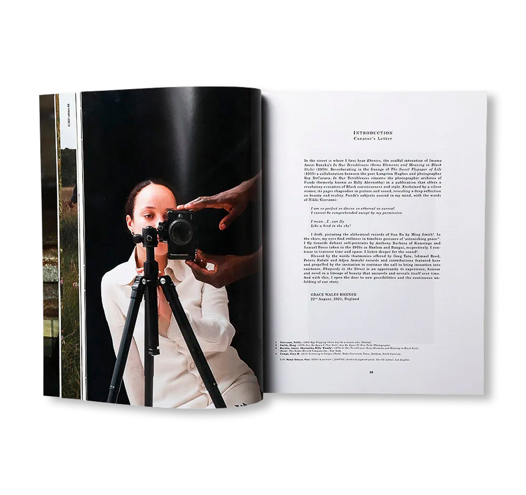 A MAGAZINE CURATED BY GRACE WALES BONNER
