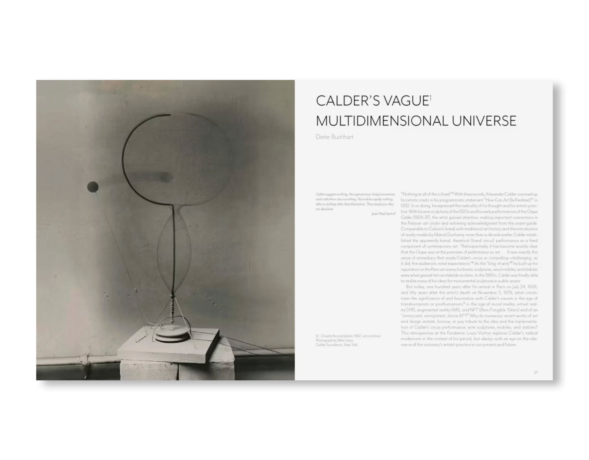 CALDER: DREAMING IN EQUILIBRIUM by Alexander Calder